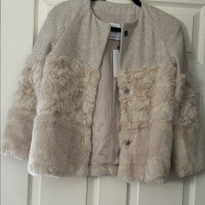 Mango Cream Teddy Jacket